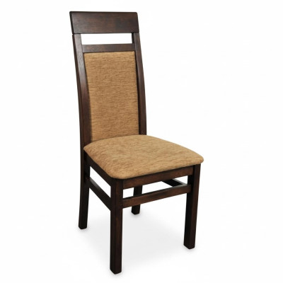 Set di sedie da design 2x poltrona legno tessuto sedie stoffa sala da pranzo nuovo imbottito