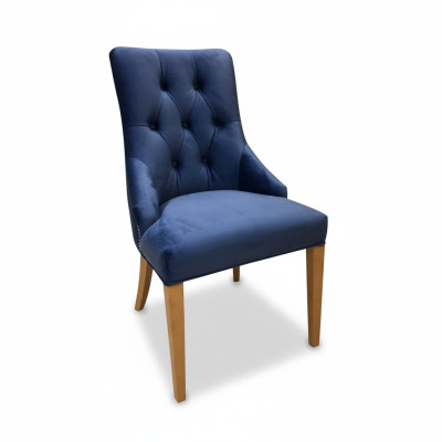 Chesterfield Set 10x sedia da sala da pranzo in tessuto imbottito sedie da sala da pranzo Gastro.