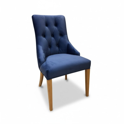 Chesterfield Set 20x Sedia da sala da pranzo in tessuto imbottito, sedia da pranzo Gastro.