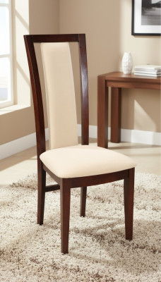Set completo di sedie imbottite con schienale per ristorante in legno, 20 sedie come gruppo.