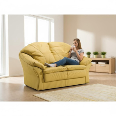 Design divani a due posti Divano imbottito Divani moderni in ecopelle Sofa