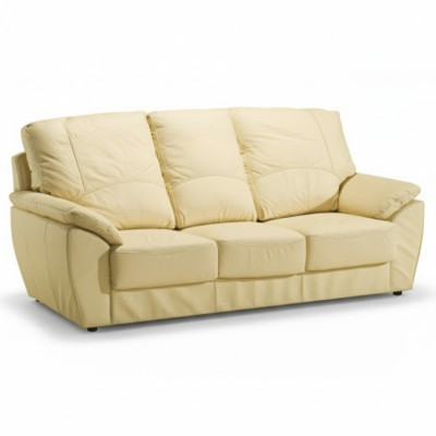 Sofà in vera pelle Divano Divano 3 + 2 Posti Design moderno Set di rivestimenti