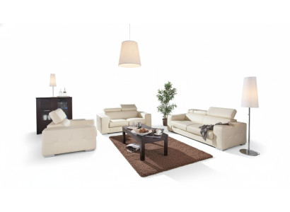 Divano in vera pelle Divano Divano Set da divano 3+2 posti Design moderno Set di imbottiti