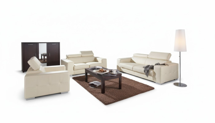 Divano 2 posti Design divani imbottiti in pelle moderni due posti