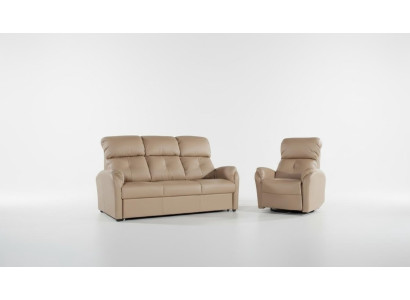 Pelle vera Salotto 3+1 posti Divano moderno Design decorativo Imbottitura