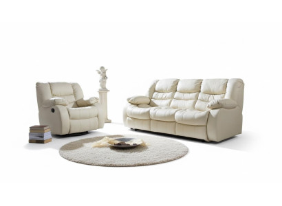 Poltrona Regan Design Divani Divani in Pelle Relax Sedute Moderne