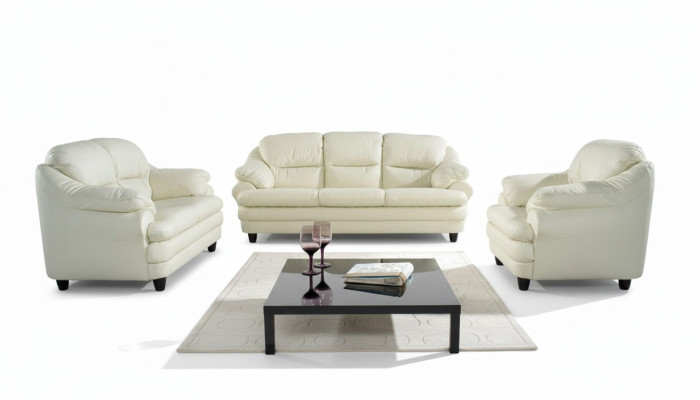 Divano 2 posti Design Divani Divani imbottiti in pelle Relax Decorazioni Moderne Seduta