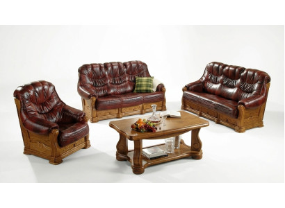 Divano a due posti Divano classico in pelle Sofa divani rivestiti Divano 2 posti in pelle