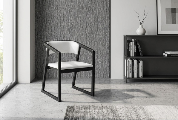 Poltrona Design in metallo con rivestimento Lounge Club Sedia Sedile Relax Lusso Camera da letto Nuovo