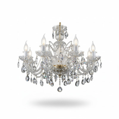 Lustri a candelabro Lampada Soffitto Lampade cristallo Illuminazione sospesa