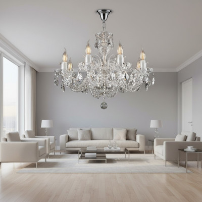 Cristallo lampadario a candelabro lampadario da soffitto lampada bohemia
