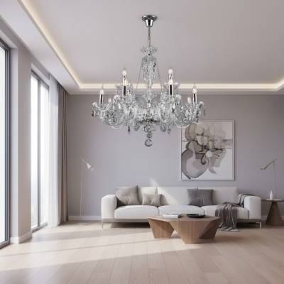 Boemia lampada luce lampadario cristallo lampade plafoniera candeliere