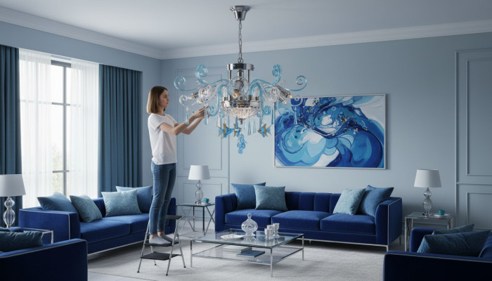 Lampada a sospensione a soffitto Lampada a soffitto Lampada a led Lampadario Cristallo di Boemia