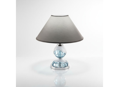Lampada da tavolo in stile antico, lampadario a corona, lampade in cristallo luci luce
