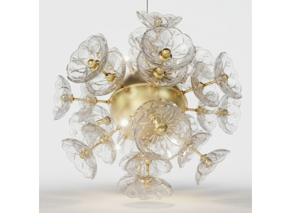 Sospensione a soffitto Lampada a soffitto Lampadario Elite Boemia Fiore Nove