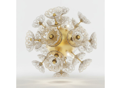 Lampadario Elite Boemia a Fiori Lampada a Soffitto a Corona Illuminazione
