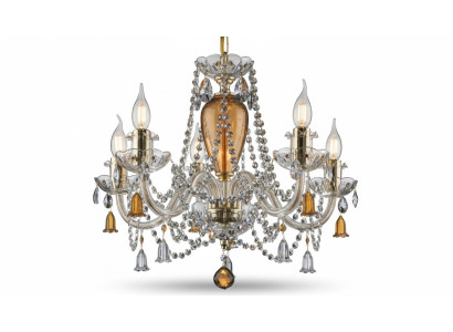 Lampadario a candelabro di cristallo Lampada a sospensione Lampada da soffitto Lampada Boemia