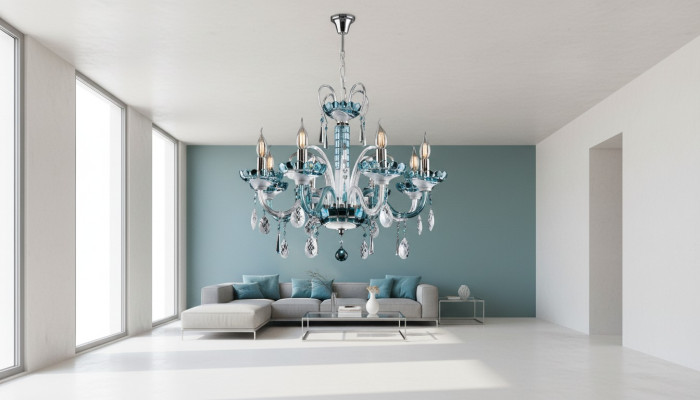 Cristallo lampadario lampada copertura soffitto Boemia