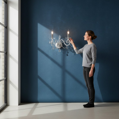 Elite Bohemia Applique stile lampadario Lampenwelt Lampadario a parete Lampadario a parete Nuovo