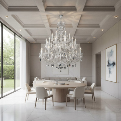 Cristallo Lampadario Lampade a Sospensione Boemia Lampada Lampadario da Soffitto Lampadario