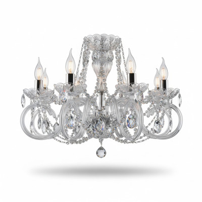 Lampadario Lampada Lampade Cristallo Luci Boemia Copertura