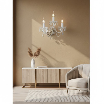 Plafoniera Boemia Luster Stile Antico Lampadario Applique Lampada da parete Nuova