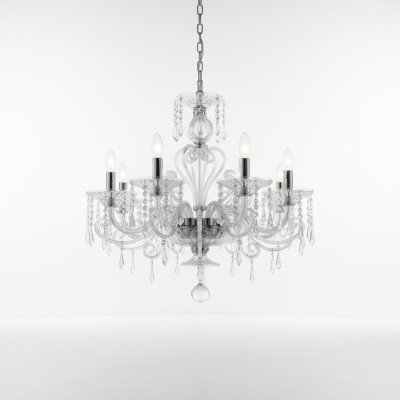 Plafoniera in cristallo lampadario lampada lampada Elite Boemia