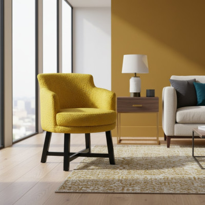 Design sedie Chesterfield set di sedie rivestimento tessile gruppo hotel 4x set