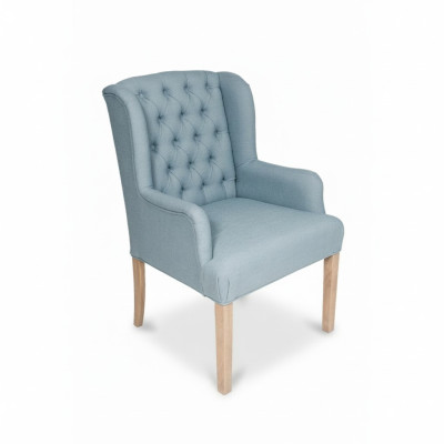 Sedia Chesterfield blu Arredamento dell'hotel Sedia imbottita Sedia da sala poltrona