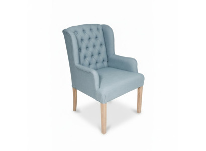 Sedia Chesterfield blu Arredamento dell'hotel Sedia imbottita Sedia da sala poltrona
