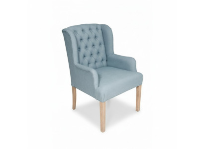 Poltrone Chesterfield blu Set da pranzo Sedie x8 Poltrone