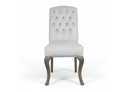 Designer poltrone Chesterfield grigie - set di 2 pezzi per hotel