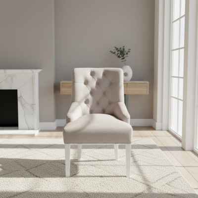 Grigie sedie Chesterfield design, set di poltrone imbottite in tessuto, x10 singoli posti.