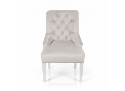 Grigie sedie Chesterfield design, set di poltrone imbottite in tessuto, x10 singoli posti.