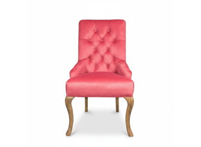 Design poltrone Chesterfield per hotel, tessuto imbottito in gruppo di 2 set.