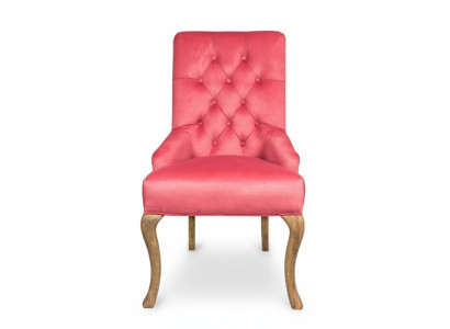 Sedie Chesterfield rosse Set di esclusivi sedie da pranzo x4 poltrone