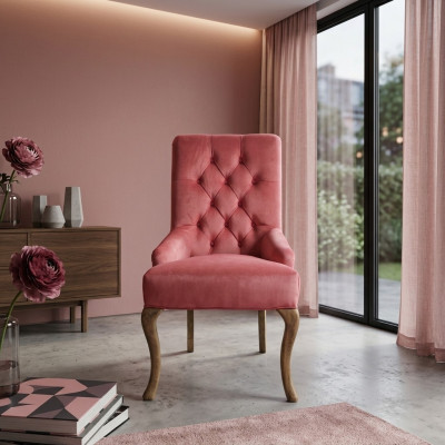 Sedia Chesterfield rossa x6 gruppo di sedie da designer in pelle.