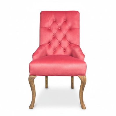 Sedia Chesterfield rossa x6 gruppo di sedie da designer in pelle.