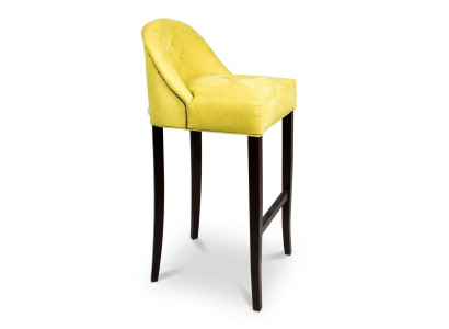 Sgabello da bancone in velluto Set di 4 sgabelli da bar in stoffa Design Bancone
