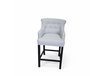 Sgabelli bar grigi set da 2 sedie da bar Chesterfield set di design.