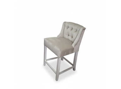 Taupe Chesterfield Sgabello da Bar, Design Sgabelli da Bar, set di 6 sedie.