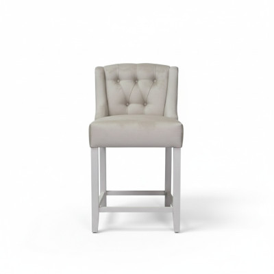 Sgabelli da bar Chesterfield marroni moderni di lusso con sedute di design x8.