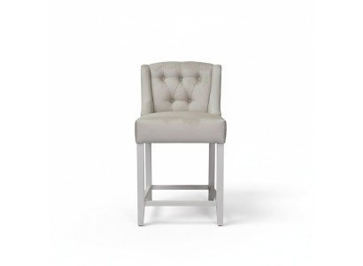 Sgabelli da bar Chesterfield marroni moderni di lusso con sedute di design x8.