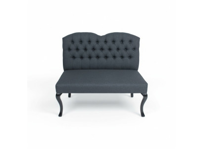 Chesterfield Banca Tessuto Panche Decorazione Ristorante Tessuto Negozio Divano Pelle