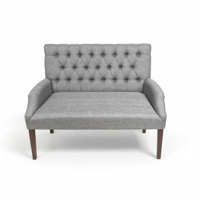 Banca Sara, panchina imbottita, panca, panca designer, mobili per sedersi, Chesterfield.