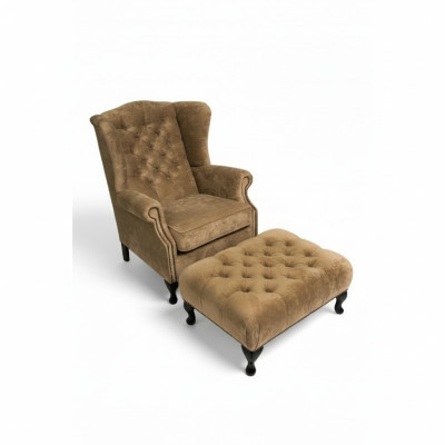 Sgabello Panchina Bancone Poggiapiedi Panchina Pouf Chesterfield