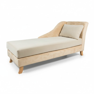 Chaiselongue Chaiselongues Divano in tessuto Liege Chaise Club Relax Tessile