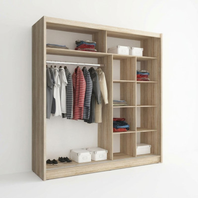 Mensole multifunzione Armadio Scaffale Decorativo Armadietti Armadi 200cm