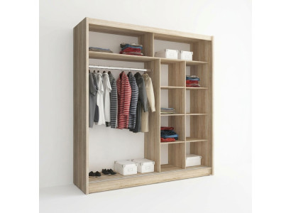 Mensole multifunzione Armadio Scaffale Decorativo Armadietti Armadi 200cm
