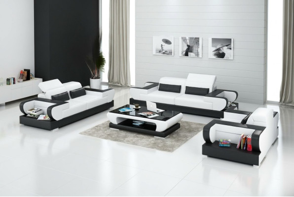 Divano in pelle divano angolare soggiorno 3+2+1 posti set di divani design moderno divano con USB